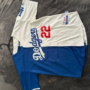 Dodgers Blue and White Jersey